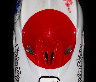 Alise Willoughby Olympic helmet Japan 2.jpg
