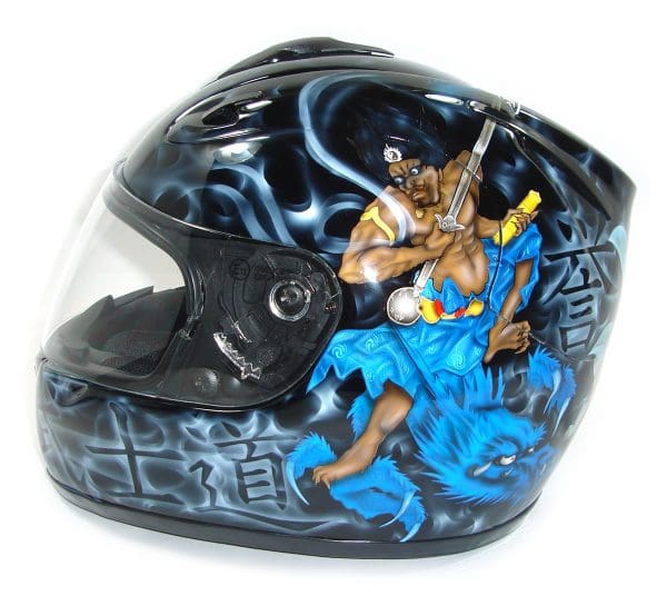 Japanese Samurai Custom Painted Helmet 1