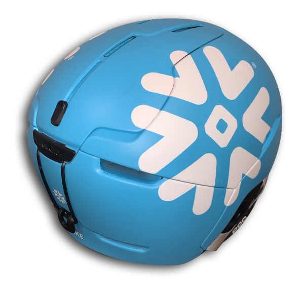 Custom Painted Ski Helmets Snowflake