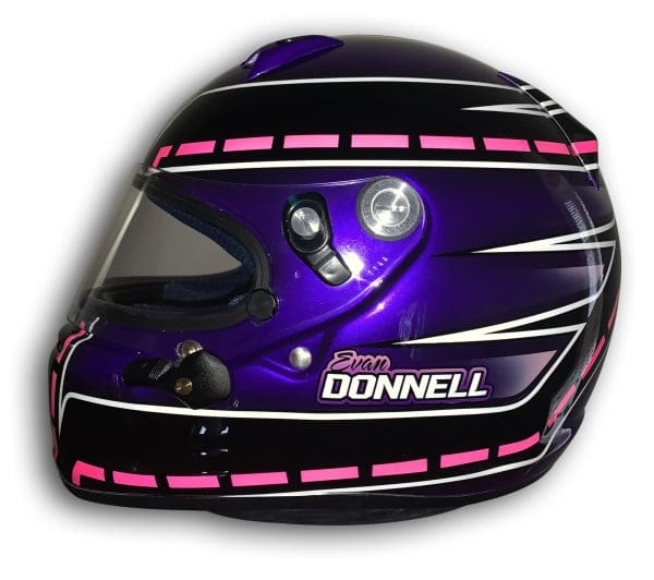 Custom Painted Shifter Cart helmet 3