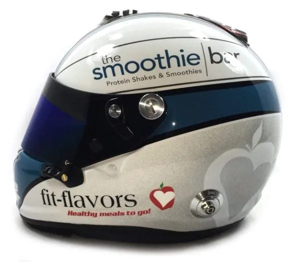 Custom Indy Helmet -Fit Flavors Smoothie Bar