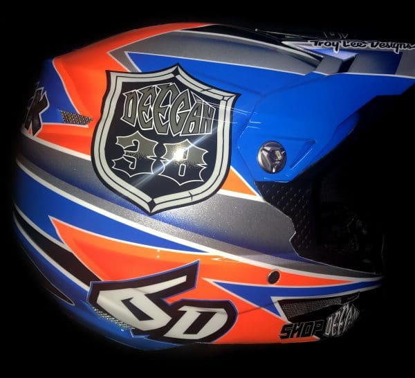 Hudson Deegan helmet custom