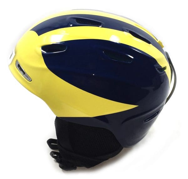 Michigan Wolverines Custom Painted Ski Helmet 1