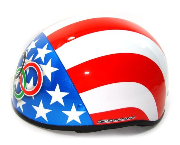 USA Olympic Volleyball Custom Helmet Painting 1