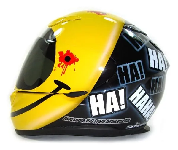 Watchmen Smile Custom Helmet Painting