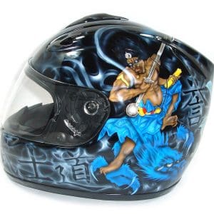 Japanese Samurai Custom Painted Helmet 1