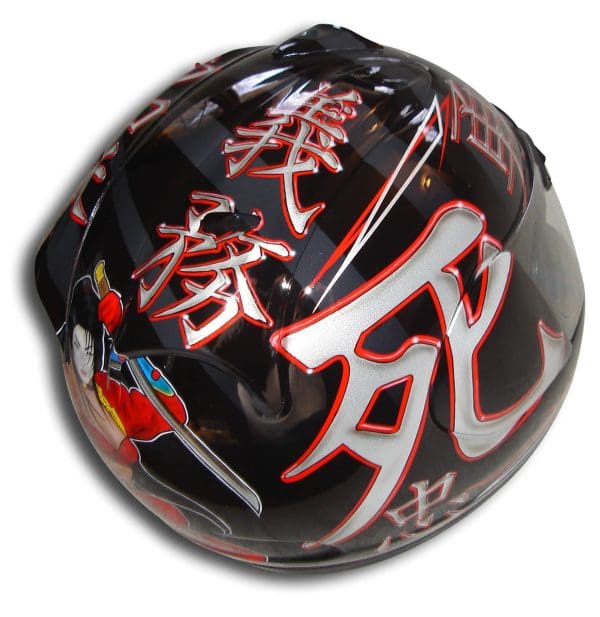 Japanese Shi Custom Painted Helmet 4