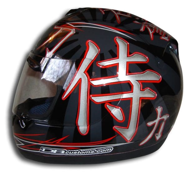 Japanese Shi Custom Painted Helmet 5