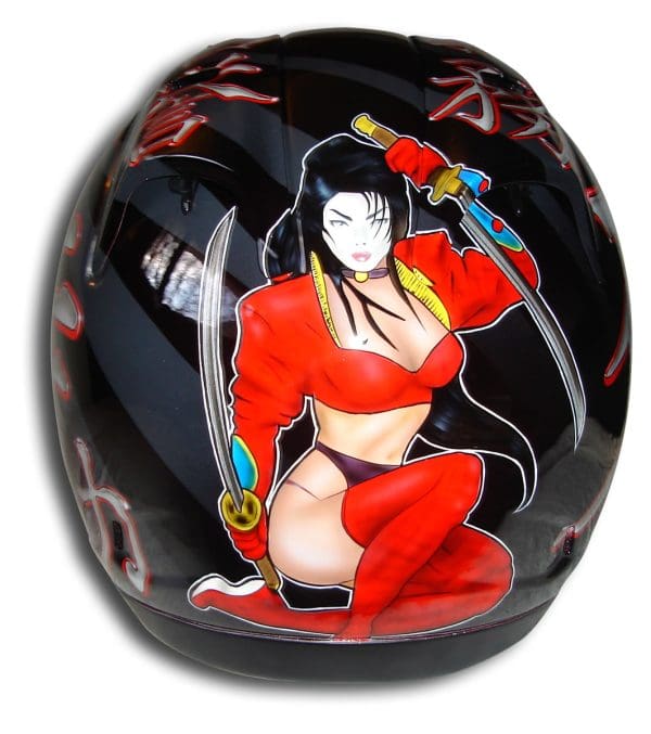 Japanese Shi Custom Painted Helmet 8