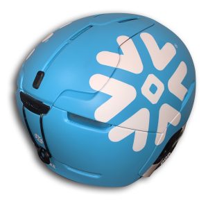 SNOWFLAKE custom painted ski helmets 1