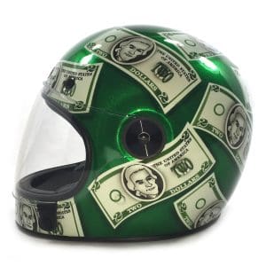 Custom candy Painted Helmet retro