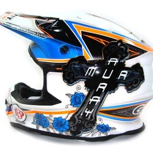 Anthony Murray Freestyle Custom Helmet Painting 1