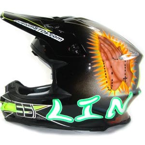 Austin's Prayer Custom Painted Helmet 1