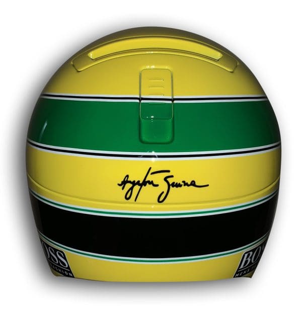 Ayrton Senna ski custom painted helmet 1