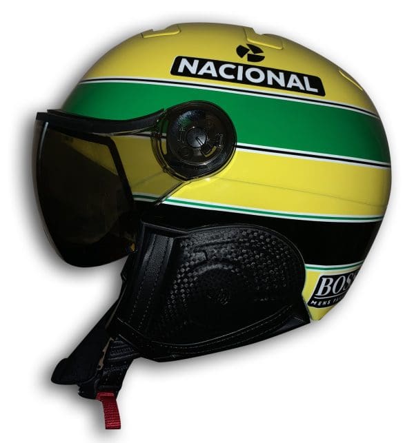 Ayrton Senna Helmet - custom paint