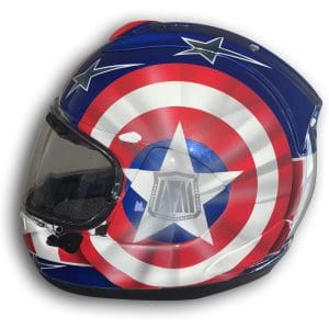 Captain America AFM custom painted helmet 1