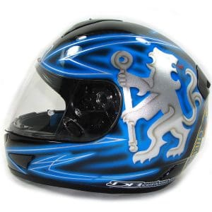 Chelsea FC Custom Painted Helmet Futbol