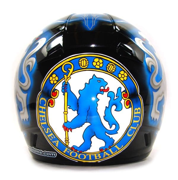 Chelsea Futbol Custom Helmet Painting 3