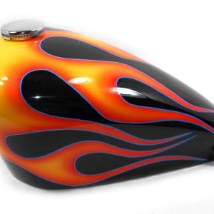 Custom Airbrushed Harley Davidson Tank 1