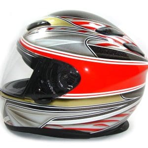 Custom Ducati Stripe Custom Painted Helmet 1