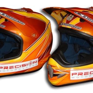 David & Goliath Custom Painted Helmets 1