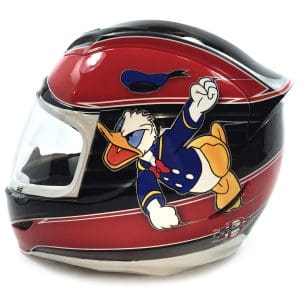 Donald Duck custom painted helmet