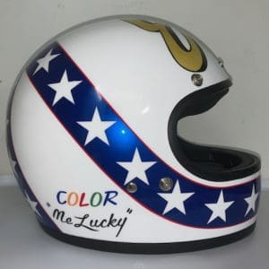 Evel Knievel Custom Painted Helmet Replica 1