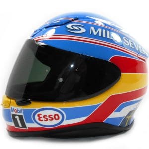 Fernando Alonso Replica Custom Painted Helmet 1