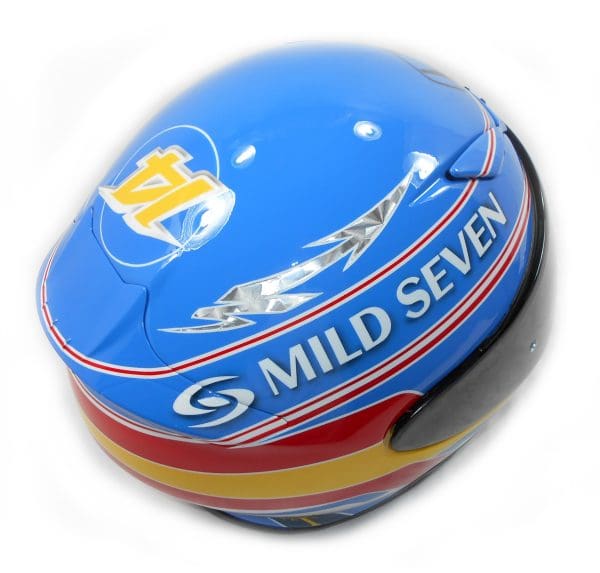 Fernando Alonso Replica Custom Painted Helmet 2