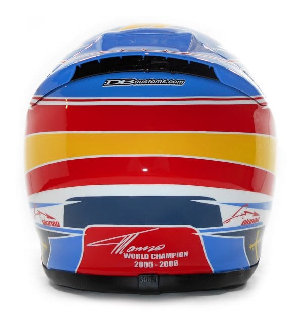 Fernando Alonso Replica Custom Painted Helmet 6