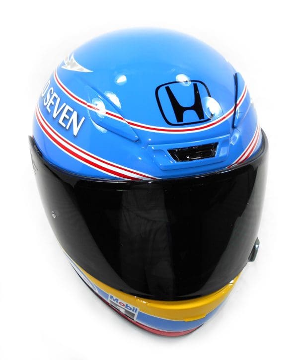 Fernando Alonso Replica Custom Painted Helmet 7