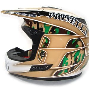 Frisella Camo Custom Painted Helmet 1