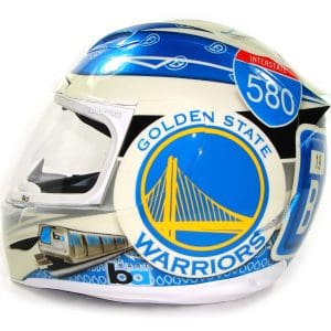 Glow in the Dark Custom Helmet Painting