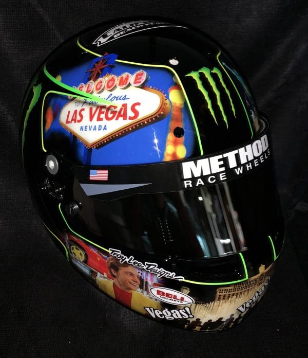 Hailie Deegans Mint 400 Vegas Custom Painted Helmet 13