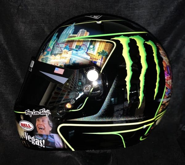 Hailie Deegans Mint 400 Vegas Custom Painted Helmet 19