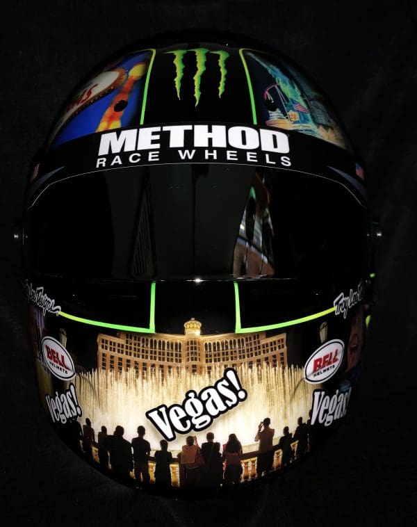 Hailie Deegans Mint 400 Vegas Custom Painted Helmet 21