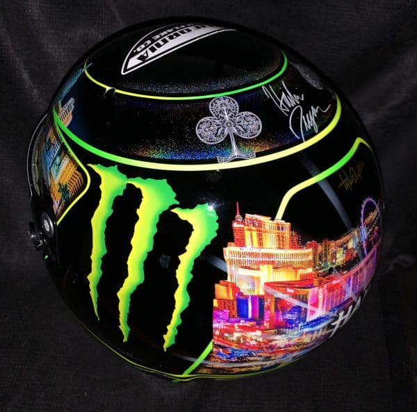 Hailie Deegans Mint 400 Vegas Custom Painted Helmet 22