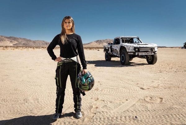 Hailie Deegans Mint 400 Vegas Custom Painted Helmet 3