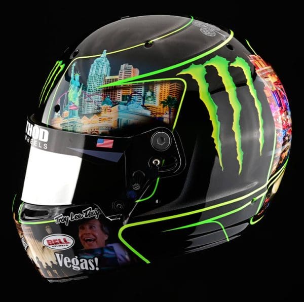 Hailie Deegans Mint 400 Vegas Custom Painted Helmet 5