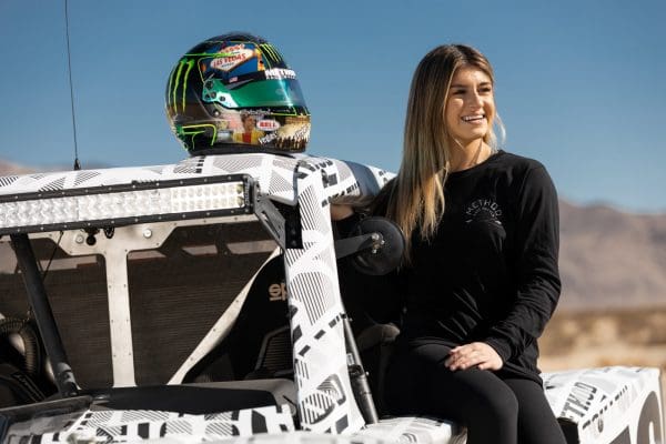 Hailie Deegans Mint 400 Vegas Custom Painted Helmet 7