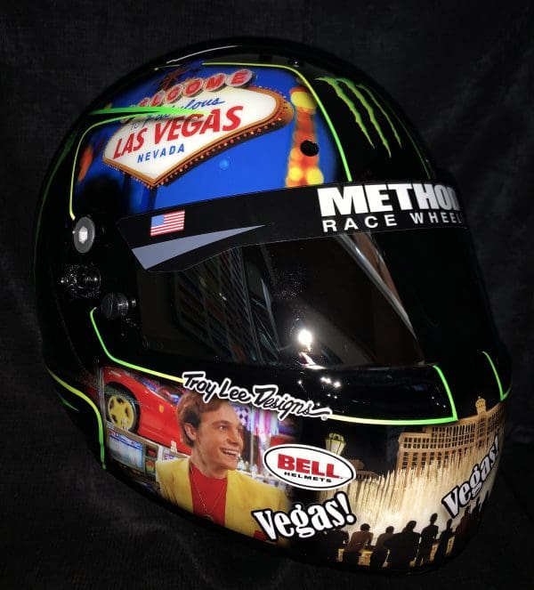 Hailie Deegans Mint 400 Vegas Custom Painted Helmet 8