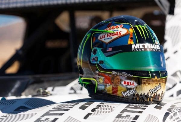 Hailie Deegans Mint 400 Vegas Custom Painted Helmet 9