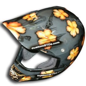 Hawaiian Weisz Custom Helmet Painting 1