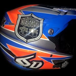 Hudson Deegan helmet custom