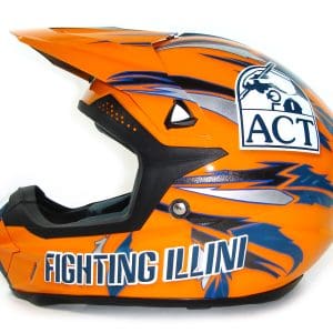 Illinois Fighting Illini Helmet Painting 1