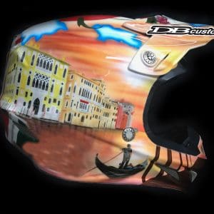 Italian custom painted helmet 5