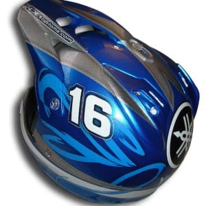 Jesser Metallic Custom Helmet Painting 1