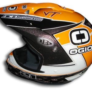 Johnny Lewis SuperMoto Racing Helmet Painting 1