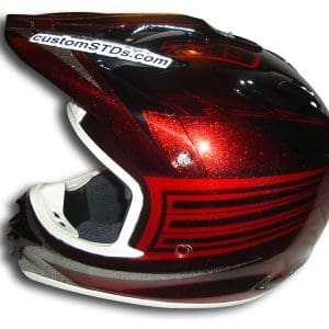 LowRider Kandy Custom Helmet Painting 1