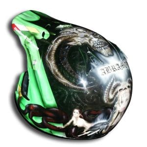 Lucifer's Mistress Custom Painted Helmet 1